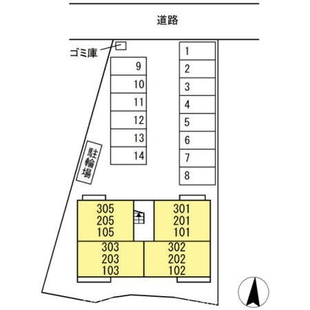 ナーブ屋島　A棟の物件外観写真